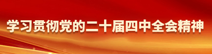 学习贯彻党的二十届四中全会精神